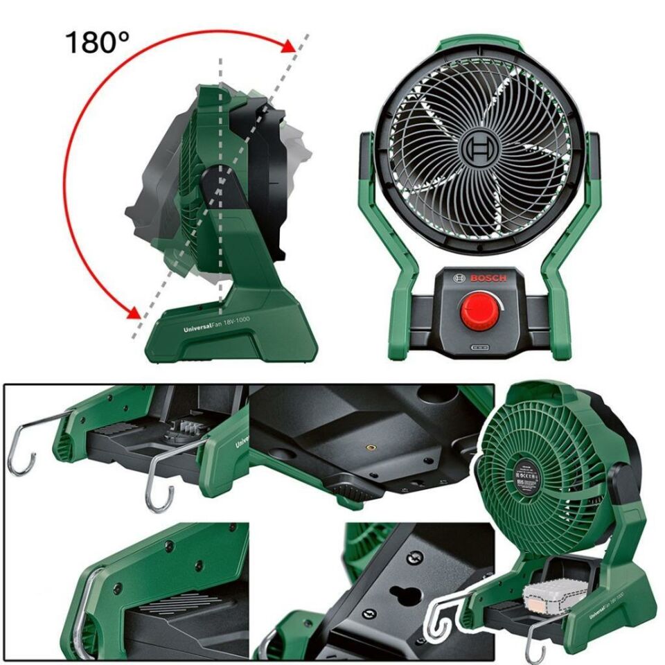 Bosch Universalfan 18v-1000 Akülü Fan (Akü Hariç) - 06039E1000