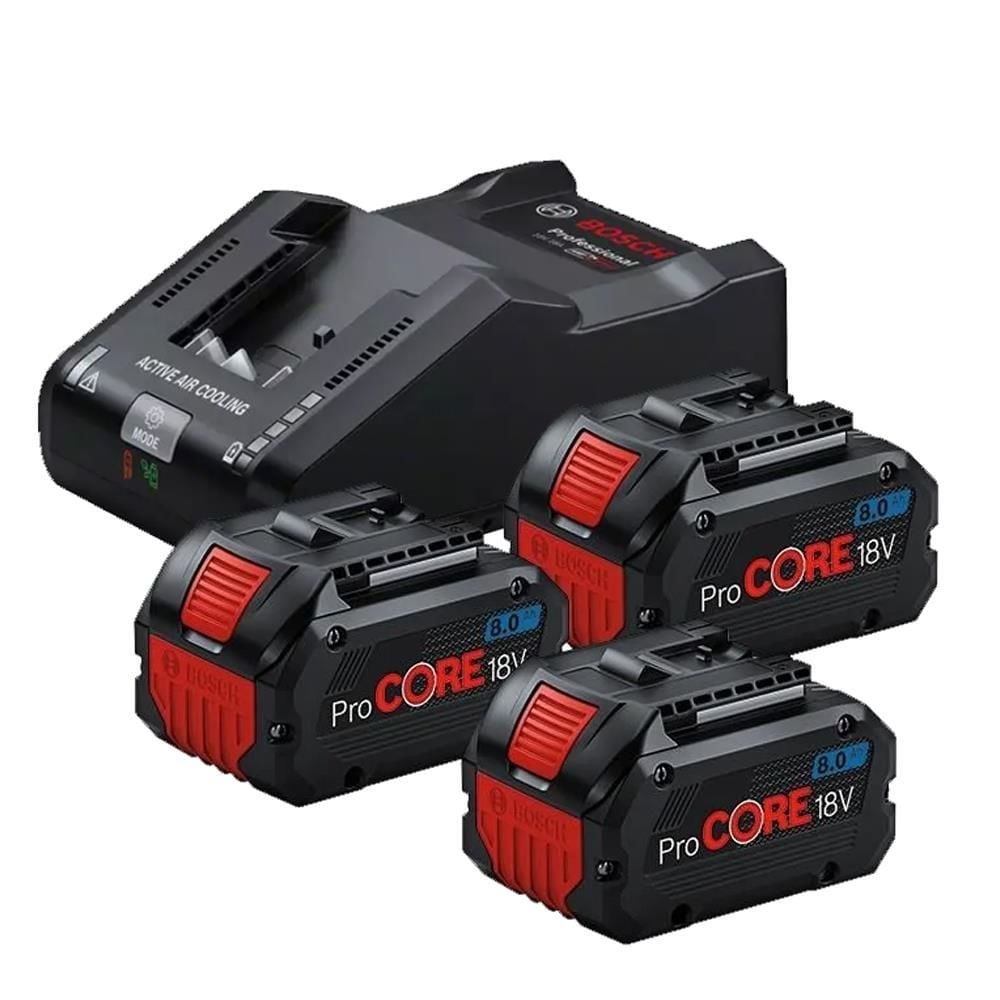 Bosch Procore Akü Başlangıç Seti 3 x 8 Amper 0615A5004Y