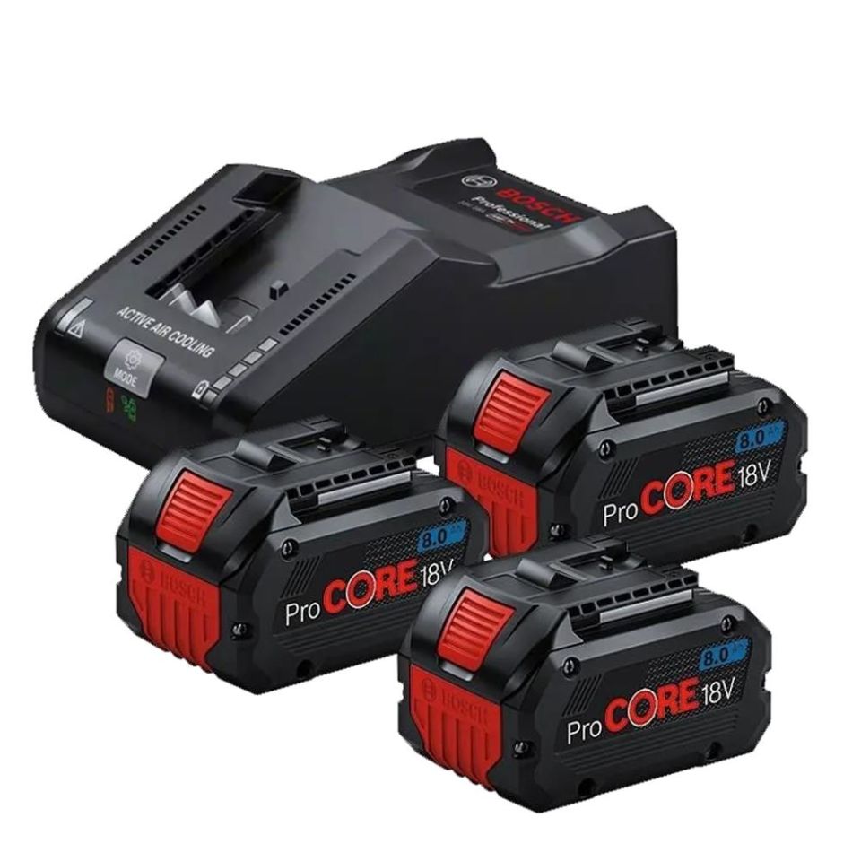 Bosch Procore Akü Başlangıç Seti 3 x 8 Amper 0615A5004Y