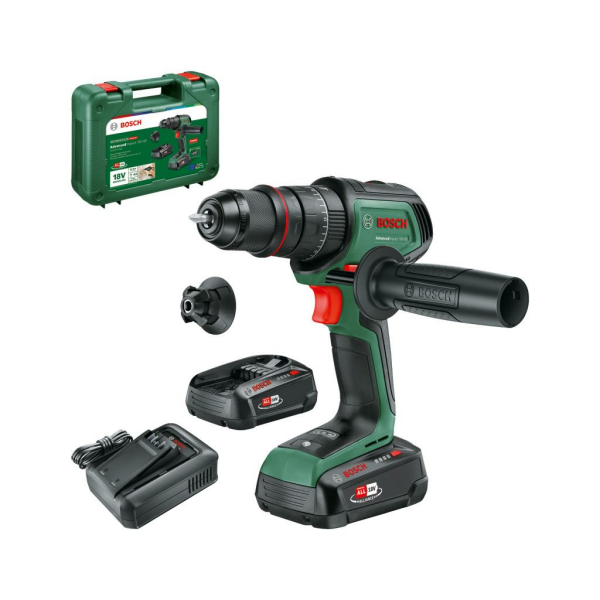 Bosch AdvancedImpact 18V-80 QuickSnap Akülü Darbeli Matkap 2x2.5A 06039E2102