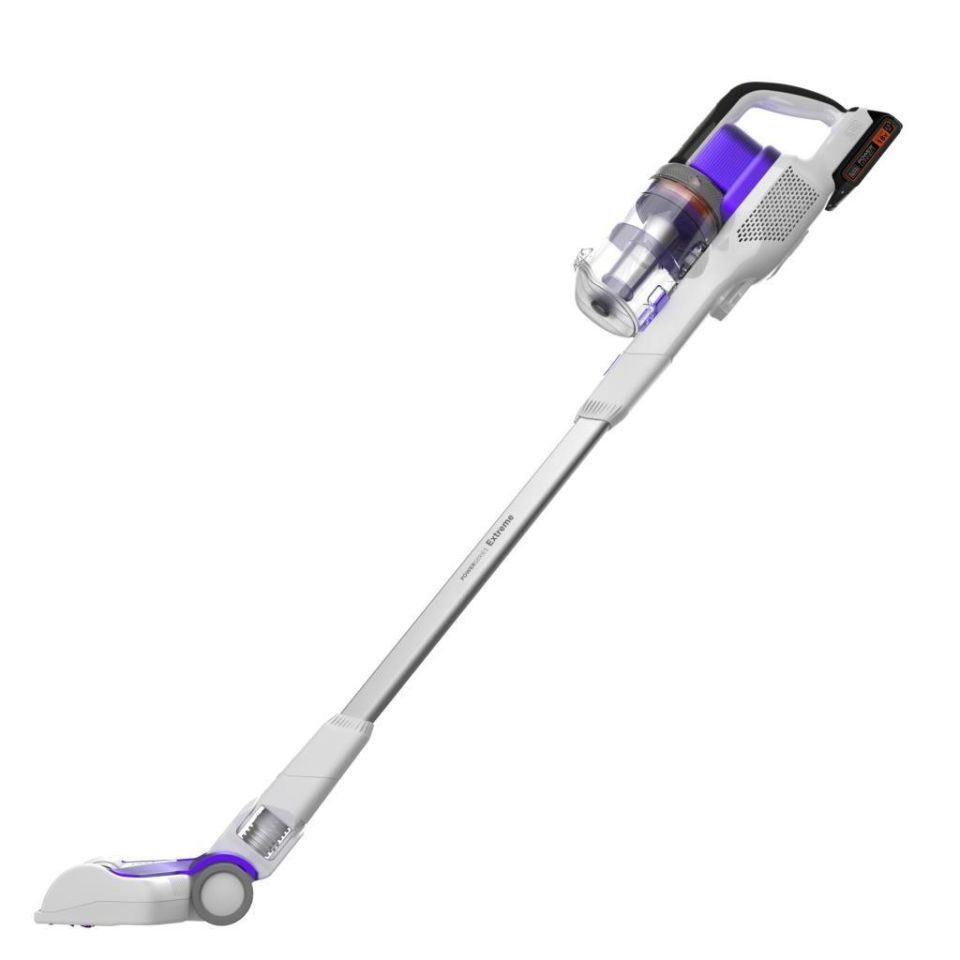Black Decker Power Series Extreme 4'ü 1 Arada Evcil Hayvan Başlıklı Akülü Dikey Süpürge 18V 2.5 Ah BHFEV1825CP-QW