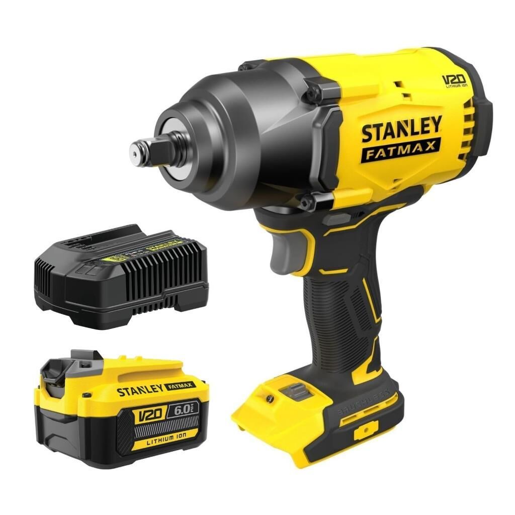 Stanley Fatmax Kömürsüz Akülü Somun Sıkma 1/2 950 Nm (1X6A) SFMCF940B-XJ