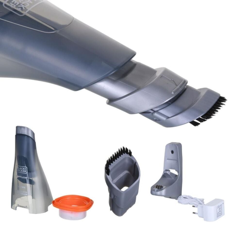 Black&Decker Dustbuster Çift Filtreli Şarjlı El Süpürgesi 7.2V 2Ah NVC220WBC-QW