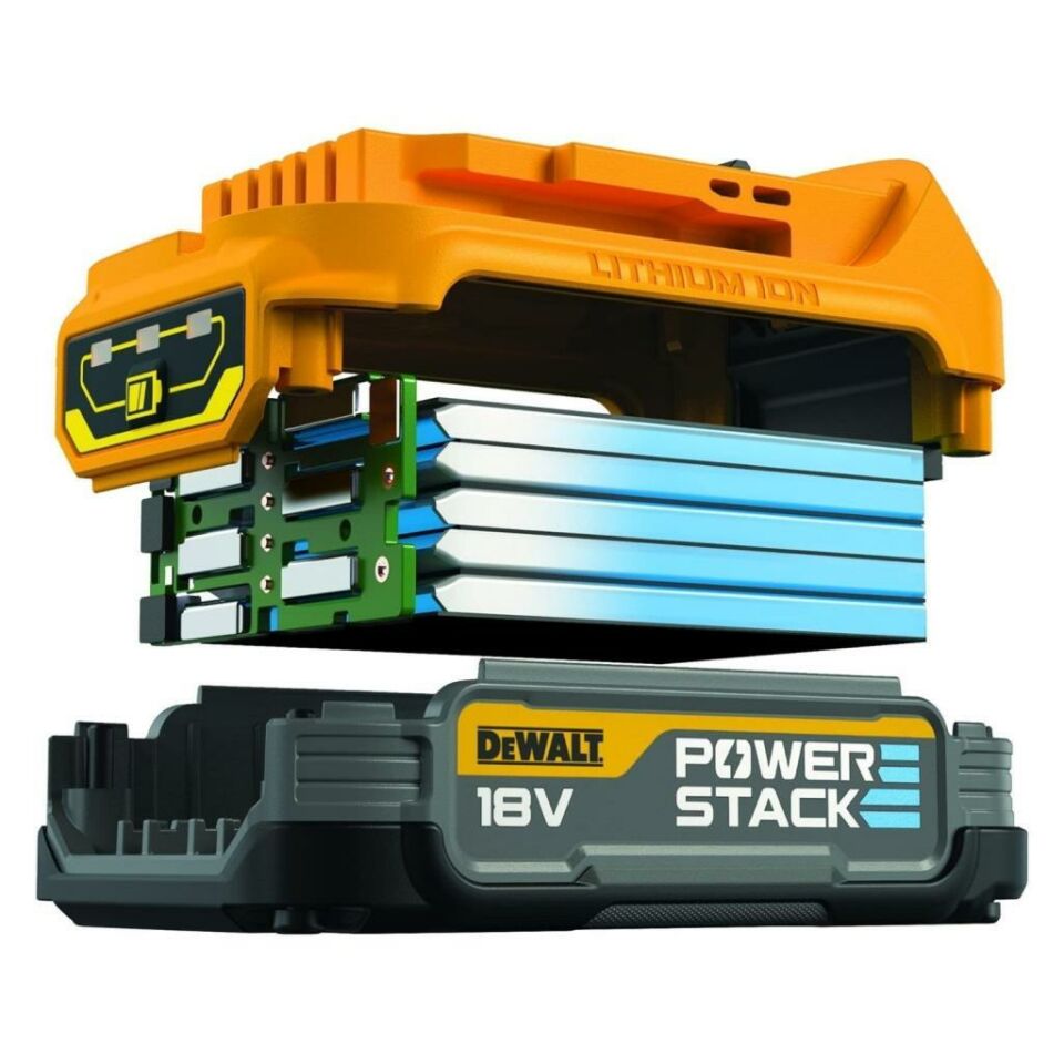 Dewalt POWERSTACK Kömürsüz Akülü Somun Sıkma 610Nm DCF921E2T-QW 2x1.7 Ah
