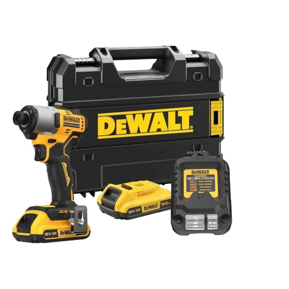 Dewalt XR Kompakt Kömürsüz Akülü Darbeli Vidalama 192 Nm DCF840D2T-QW 2x2Ah