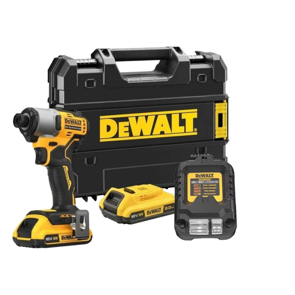 Dewalt XR Kompakt Kömürsüz Akülü Darbeli Vidalama 192 Nm DCF840D2T-QW 2x2Ah