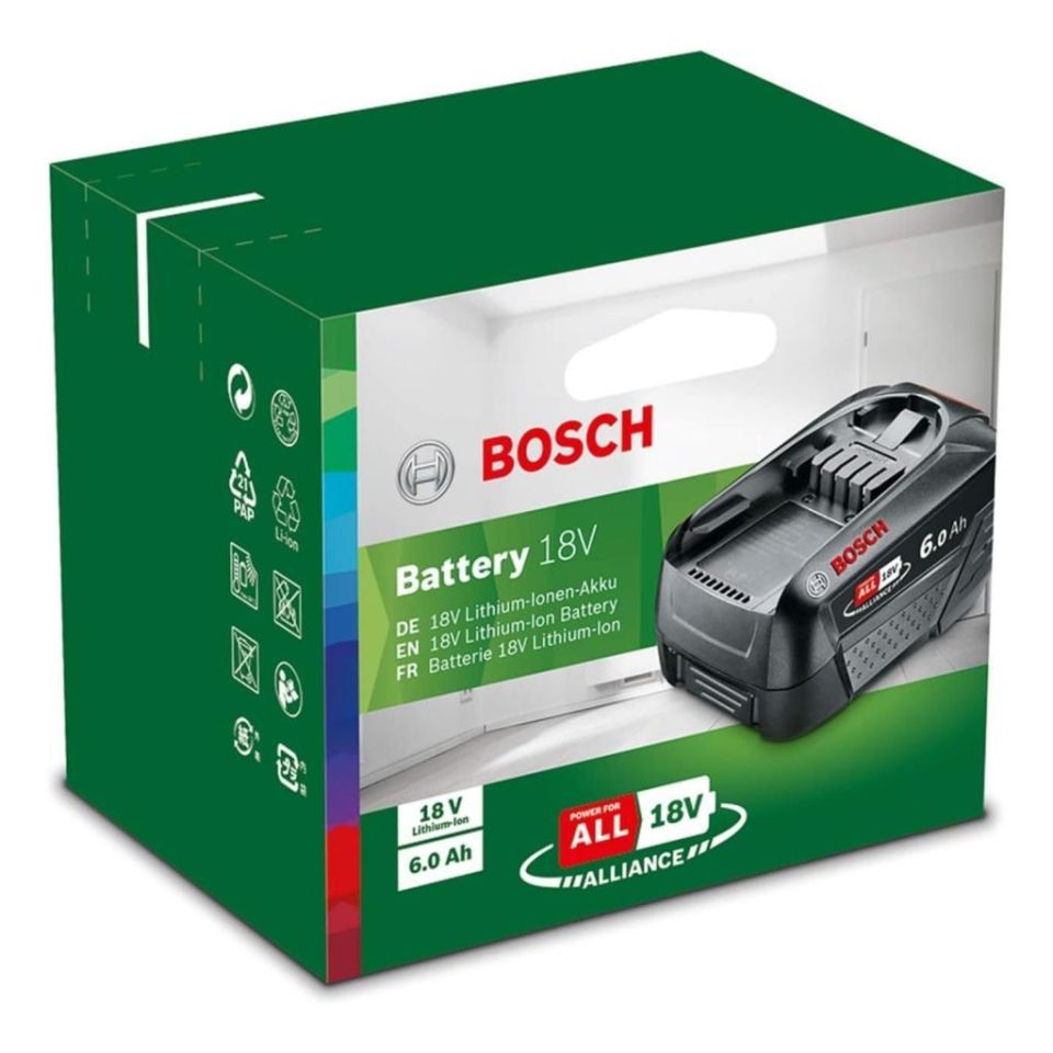 Bosch 18V 6.0Ah PBA W-C Akü (YeşilSeri) 1600A00DD7