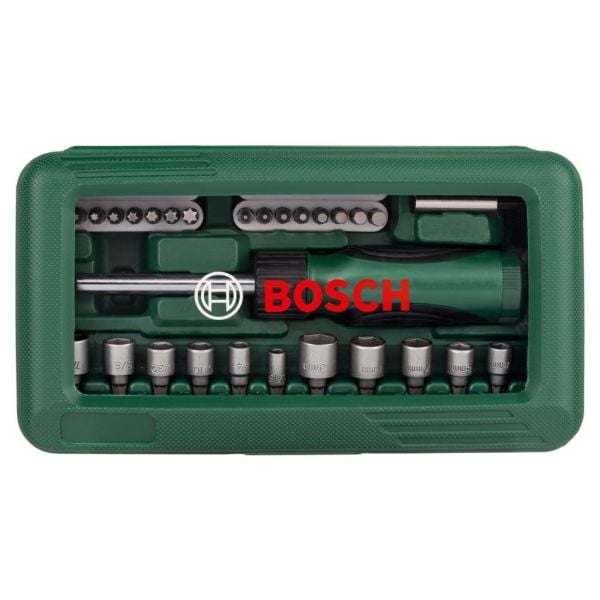 Bosch 46 Parça Tornavidalı Vidalama ve Lokma Ucu Seti 10 ADET