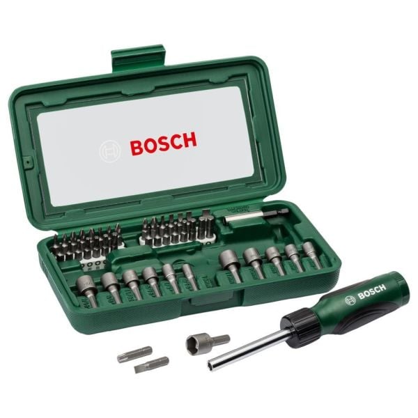 Bosch 46 Parça Tornavidalı Vidalama ve Lokma Ucu Seti 10 ADET