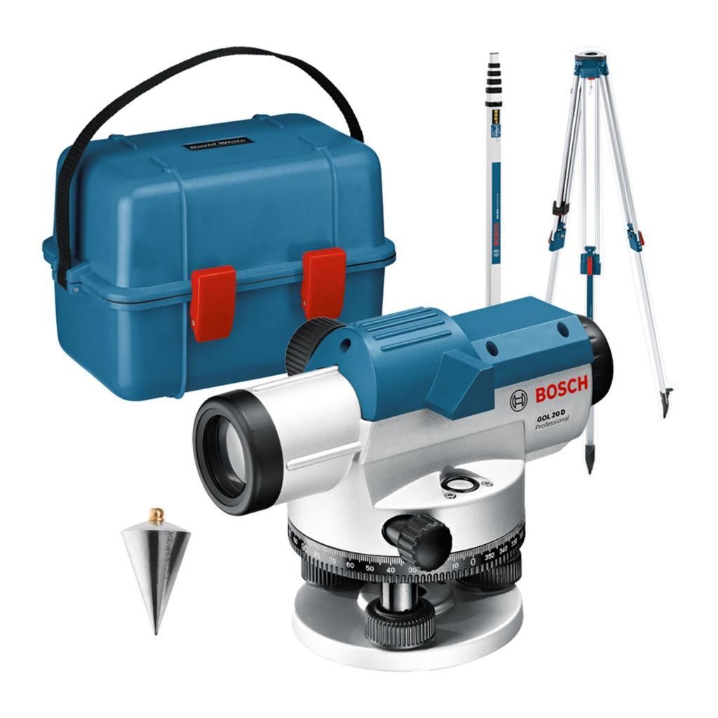 Bosch Gol 20 D + BT 160 Tripod + GR 500 Mira Optik Nivelman 0601068402