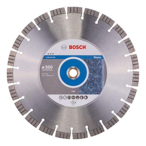 Bosch Best 350x25,40 Elmas Taş Kesme Diski 2608602648