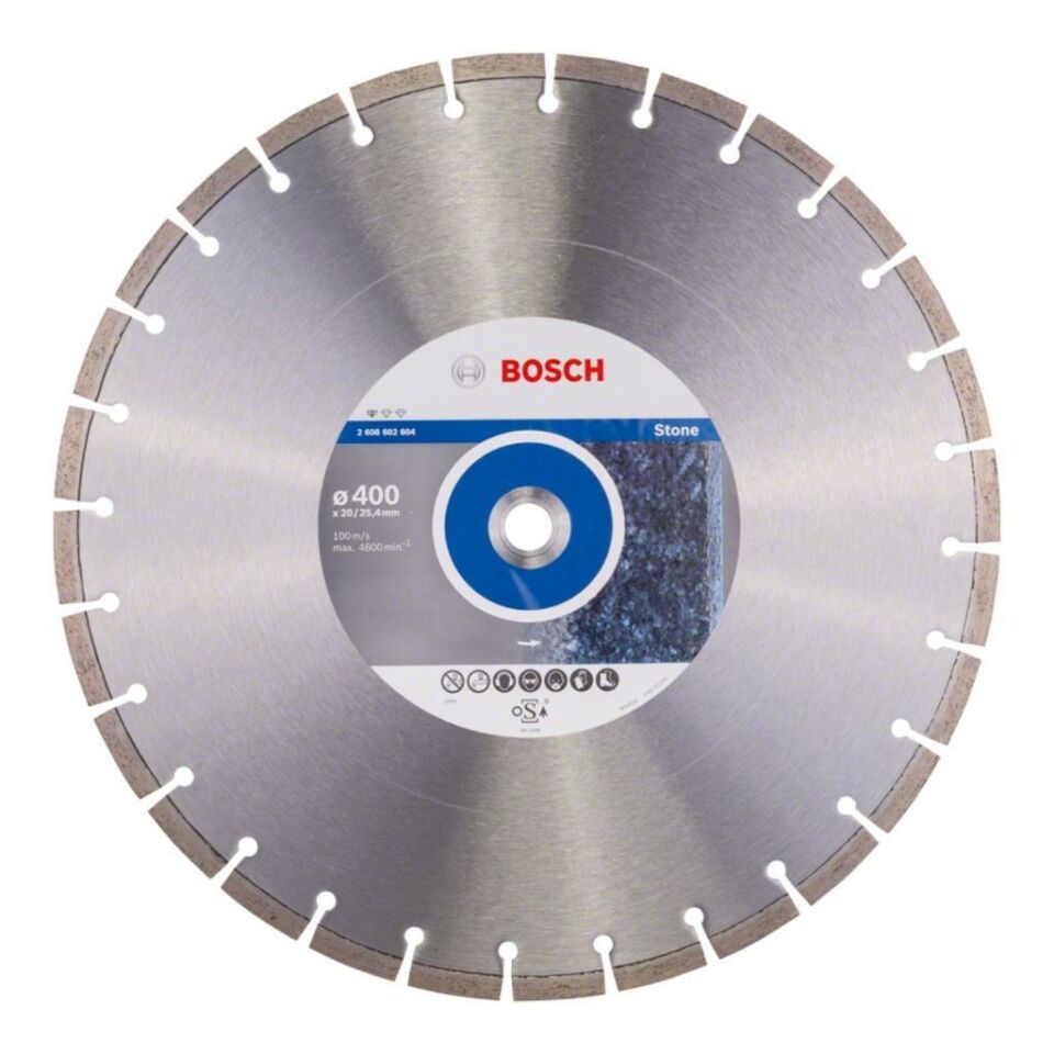 Bosch Standart 400x25,40x20mm Elmas Taş Kesme Diski 2608602604