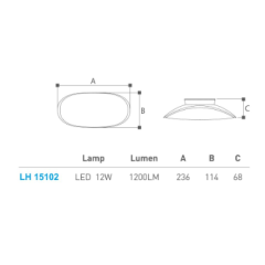 LED Duvar Aplik LH-15102