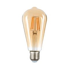 HEKA LED FILAMENT RUSTIC BULB E27 6W 2500K