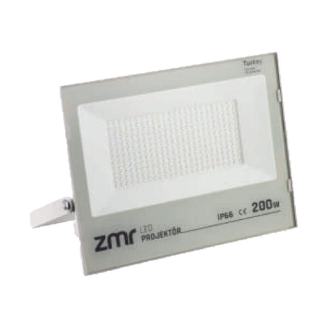 ZMR 200W SLIM LED PROJEKTÖR BEYAZ KASA