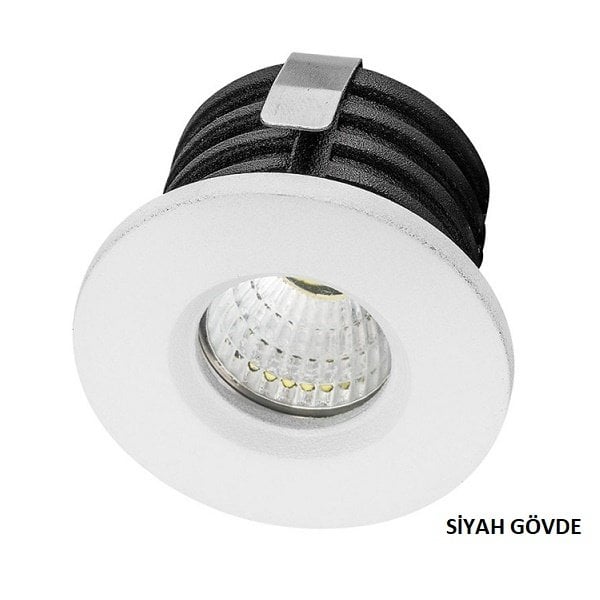 ACK 3W SİYAH 6500K SIVA ALTI LED SPOTLIGHT