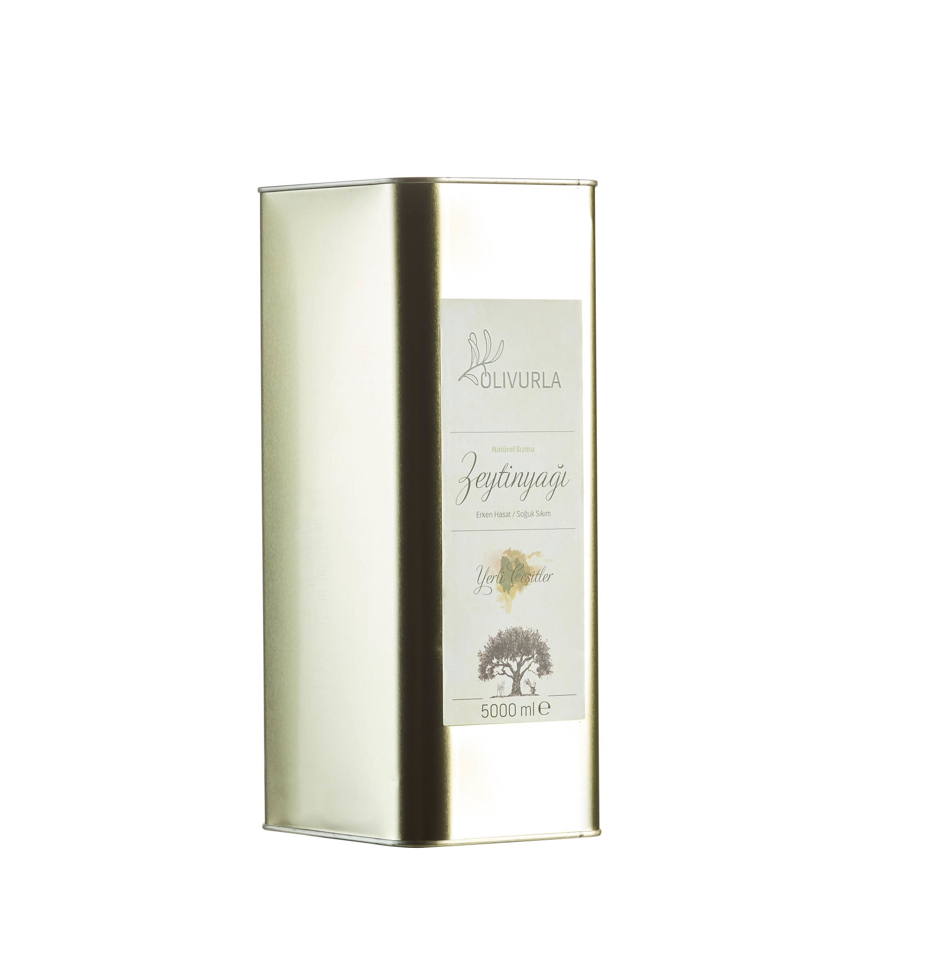 Naturel Sızma Zeytinyağı 5000ml – Urla Yerli Çeşitler