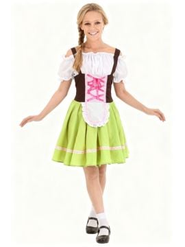 Oktoberfest Alman Kadın Kostümü