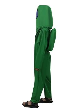 Among Us Cosplay Uzaylı Astronot Kostümü Yeşil
