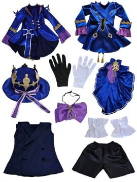 Yetişkin Genshin İmpact Furina Cosplay Anime Kostümü