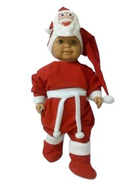 Bebek Noel Baba Kostümü 6-12 Ay