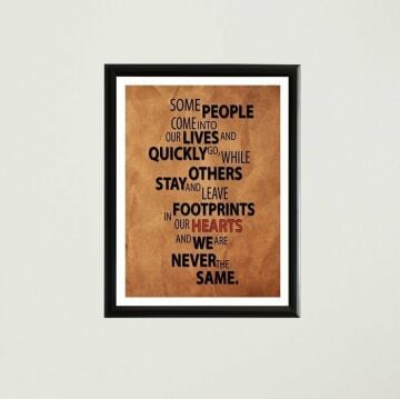 Some People Çerçeveli Poster Tablo