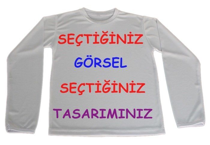 Kişiye Özel Baskılı Sweatshirt Yetişkin