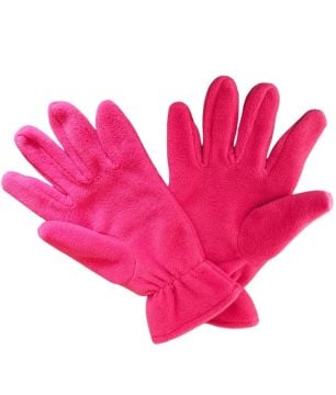 Yetişkin Fuşya Polar Eldiven