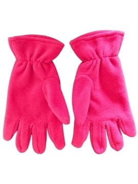 Çocuk Fuşya Polar Eldiven