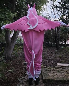 Unicorn Kostümü Yetişkin | Unicorn Pijama Tulum Kostüm Pembe