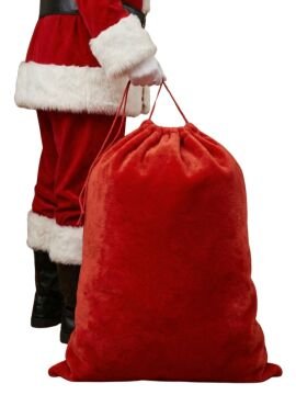 Noel Baba Hediye Çuvalı Büyük Boy (70X100 cm)
