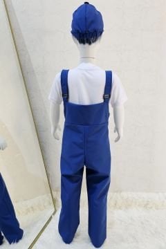 Bahçıvan Tulum ve Şapka Takım Mavi