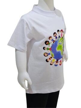 Dünya Çocukları Baskılı Tişört
