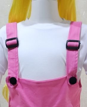 Bahçıvan Tulum ve Şapka Set Pembe