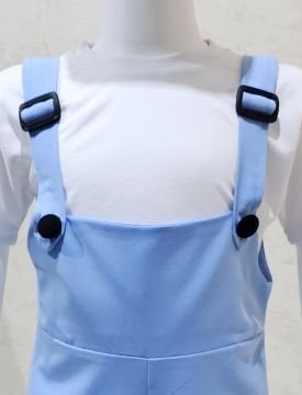 Bahçıvan Tulum ve Şapka Set Açık Mavi