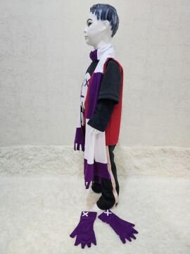 Gizemli Dövüşçü Anime Cosplay Kostümü