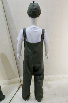 Bahçıvan Tulum ve Şapka Set Haki