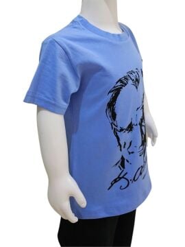 Atatürk Baskılı Mavi Tişört