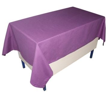 Öğretmen Masa Örtüsü Lila (Pamuklu)