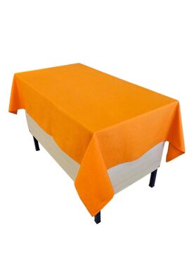 Öğretmen Masa Örtüsü Turuncu (Pamuklu)