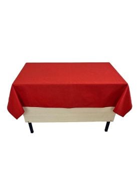 Öğretmen Masa Örtüsü Kırmızı (Pamuklu)