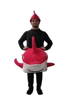 Baby Shark Kostümü Yetişkin Pembe | Mommy Shark Kostümü