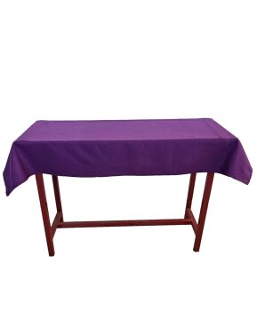 Sıra Örtüsü Pamuklu Lila (40 X 120 cm Ölçülerindeki Sıralar İçin)