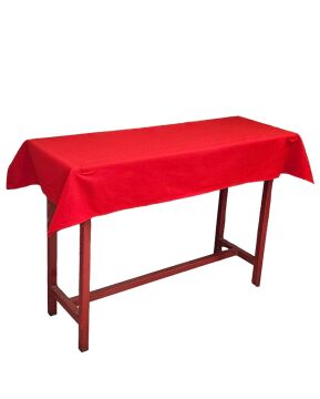 Sıra Örtüsü Pamuklu Kırmızı (40 X 110 cm Ölçülerindeki Sıralar İçin)