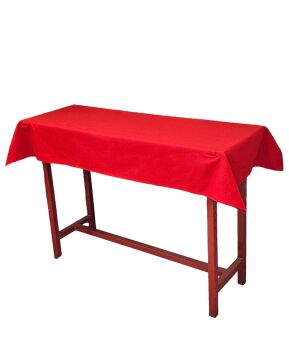 Sıra Örtüsü Pamuklu Kırmızı (40 X 110 cm Ölçülerindeki Sıralar İçin)