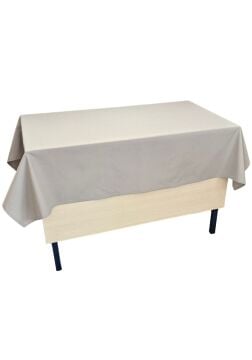Öğretmen Masa Örtüsü Gri Renkli (Pamuklu)