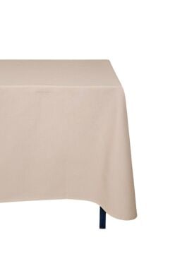 Bej Renkli Pamuklu Dertsiz Duck Kumaş Masa Örtüsü