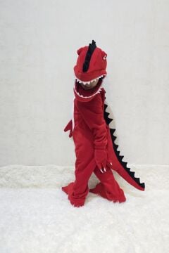 T-Rex Dinozor Kostümü Kırmızı | Dinozor Kostümü Çocuk