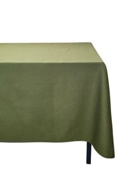 Haki Renkli Pamuklu Dertsiz Duck Kumaş Masa Örtüsü