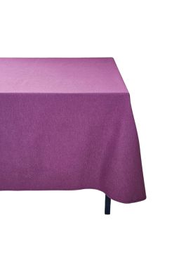 Lila Renkli Pamuklu Dertsiz Duck Kumaş Masa Örtüsü